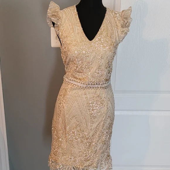 New - Southern Fried Chics Cocktail Dress with beautiful sparkle - Picture 6 of 12
